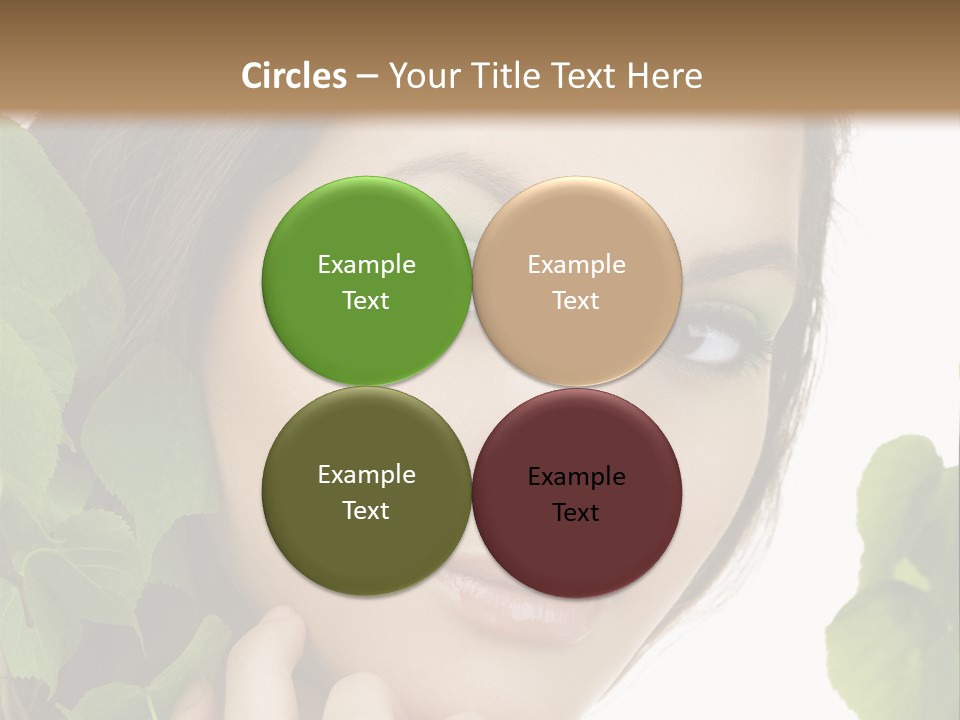 Make Up Fashion Tree PowerPoint Template
