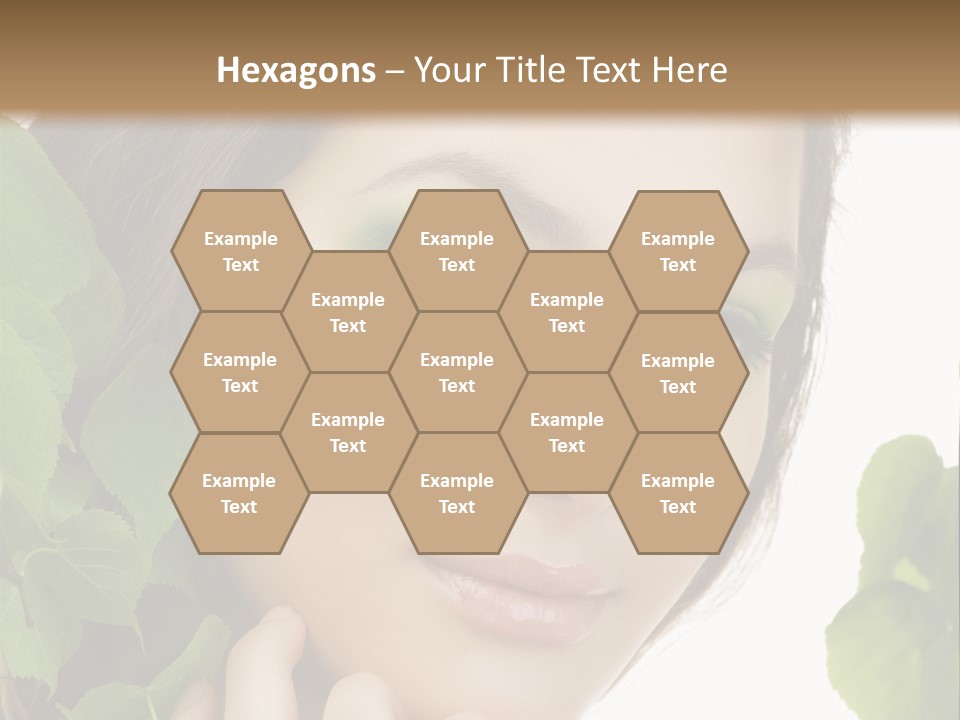 Make Up Fashion Tree PowerPoint Template