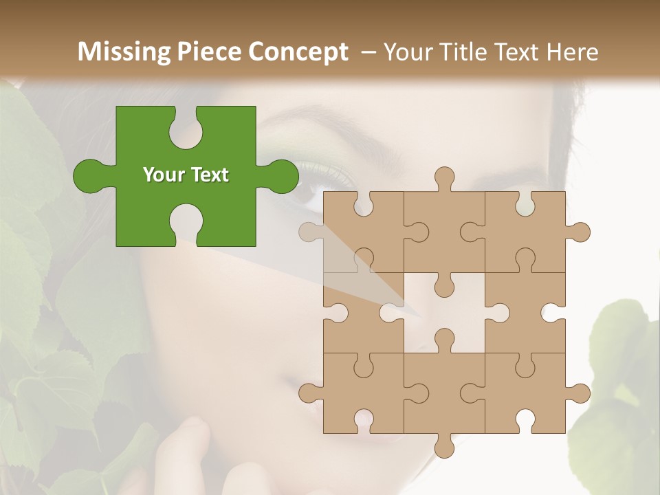 Make Up Fashion Tree PowerPoint Template