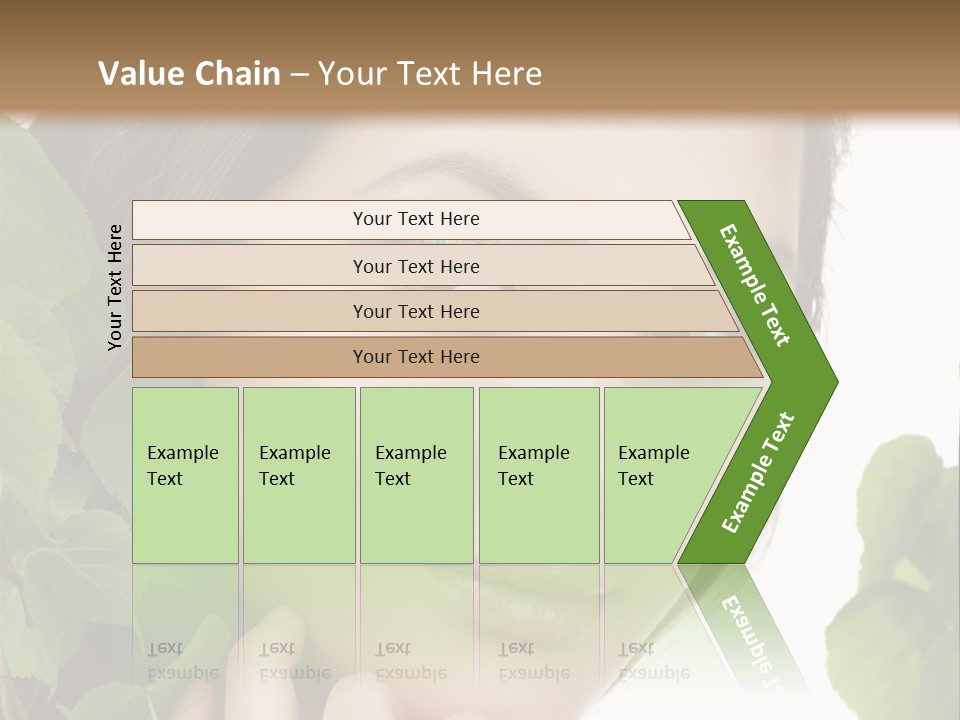 Make Up Fashion Tree PowerPoint Template
