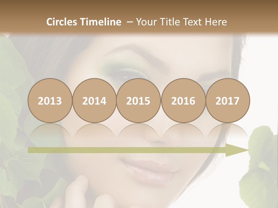 Make Up Fashion Tree PowerPoint Template