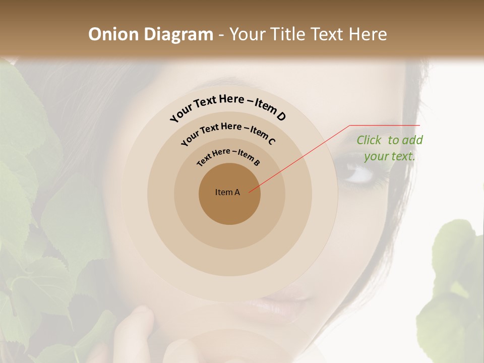 Make Up Fashion Tree PowerPoint Template