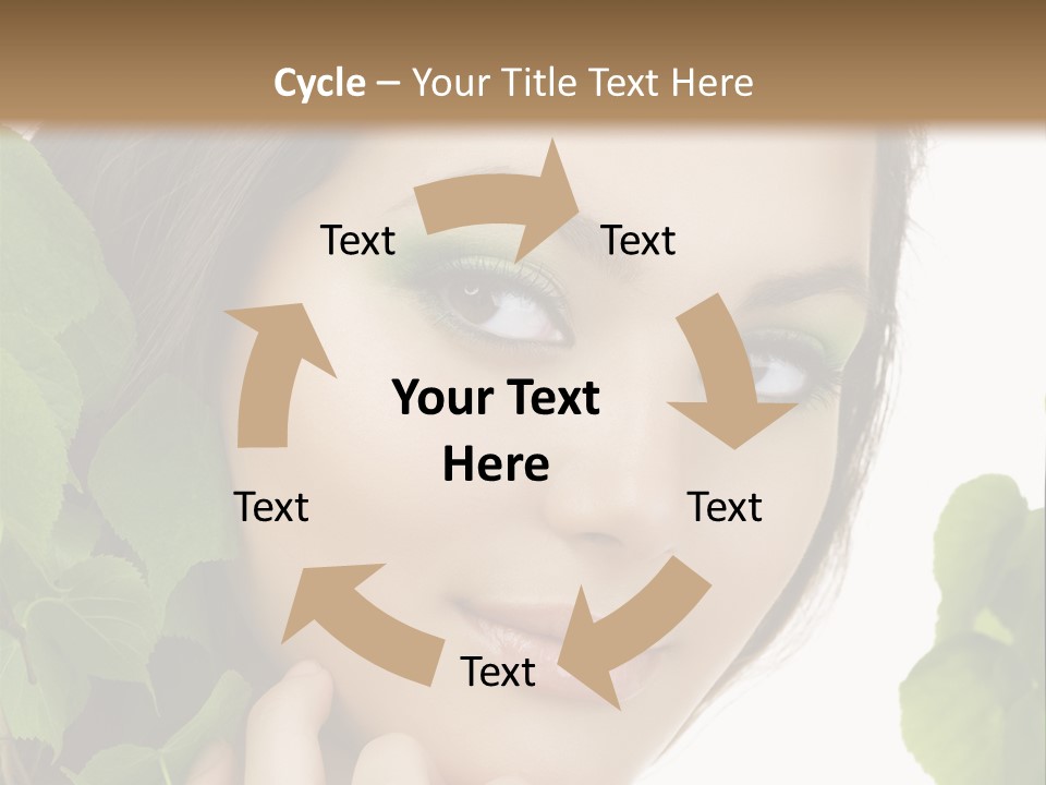 Make Up Fashion Tree PowerPoint Template
