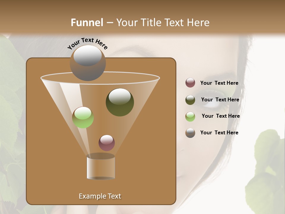 Make Up Fashion Tree PowerPoint Template