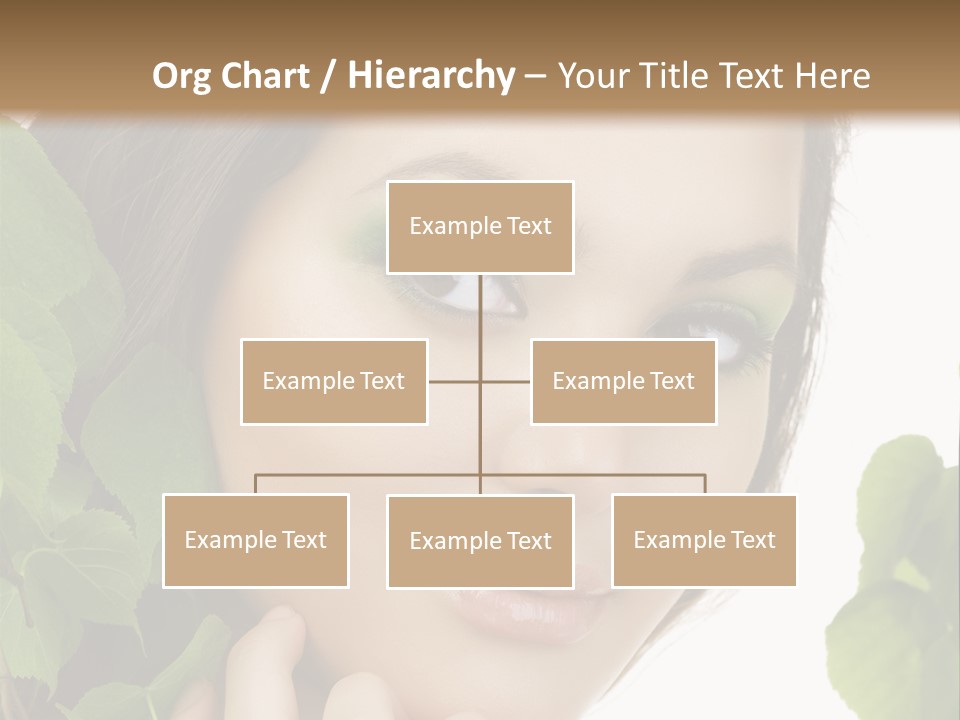 Make Up Fashion Tree PowerPoint Template