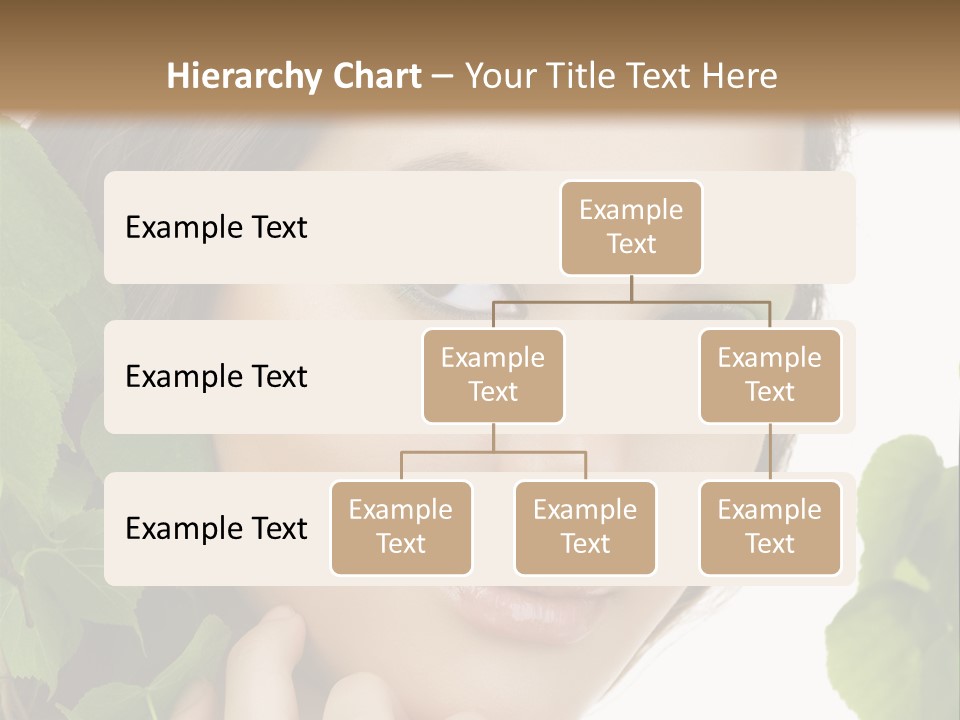 Make Up Fashion Tree PowerPoint Template