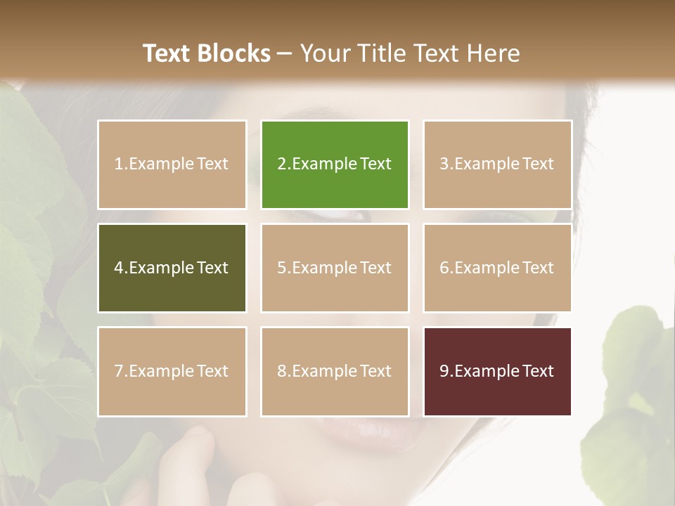 Make Up Fashion Tree PowerPoint Template