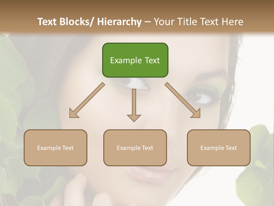 Make Up Fashion Tree PowerPoint Template