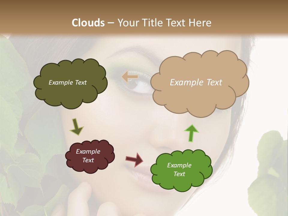 Make Up Fashion Tree PowerPoint Template