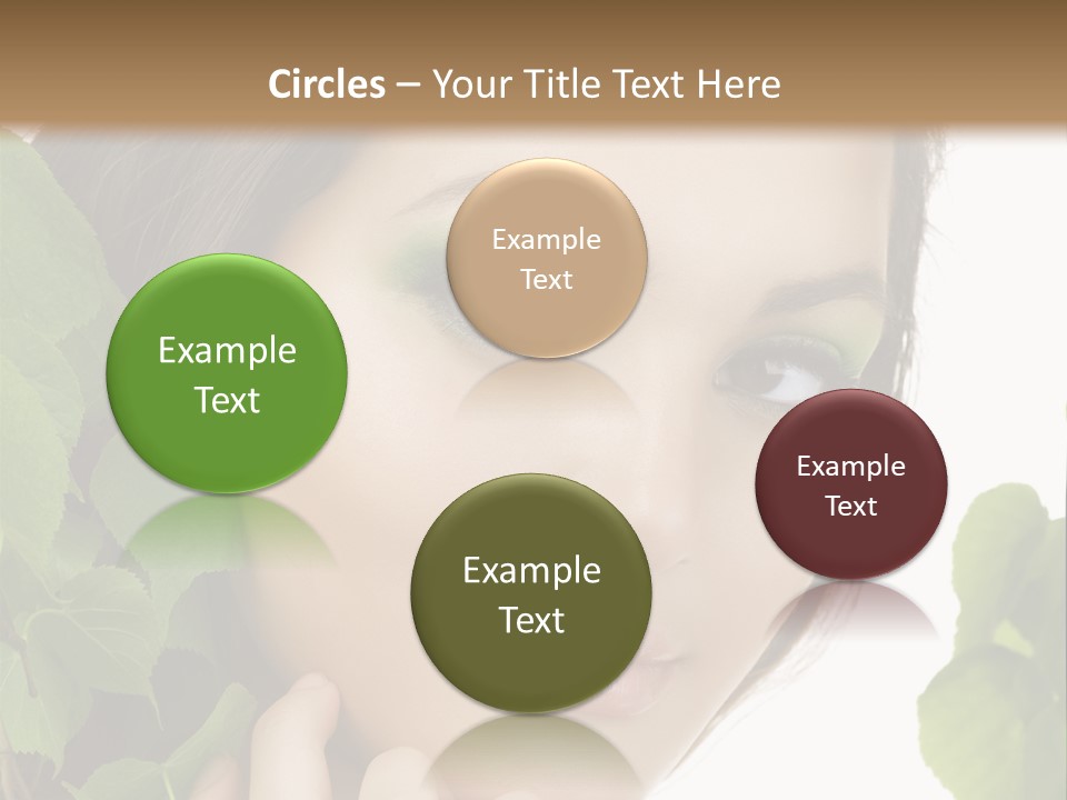 Make Up Fashion Tree PowerPoint Template