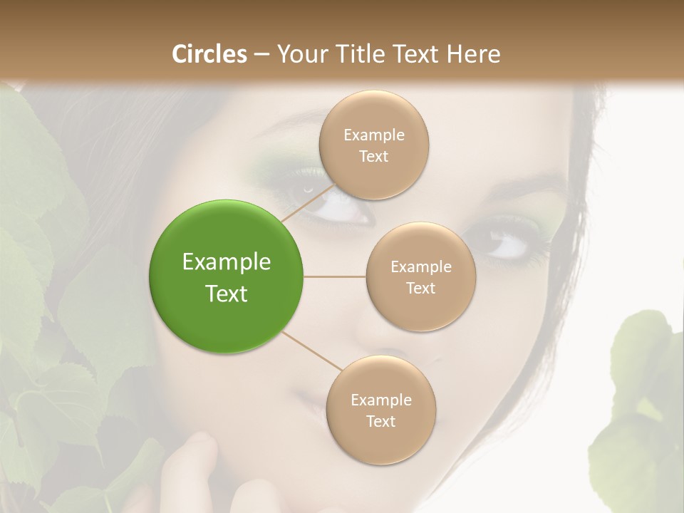 Make Up Fashion Tree PowerPoint Template