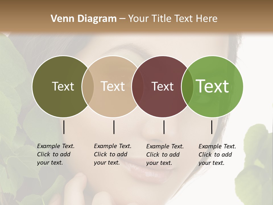 Make Up Fashion Tree PowerPoint Template