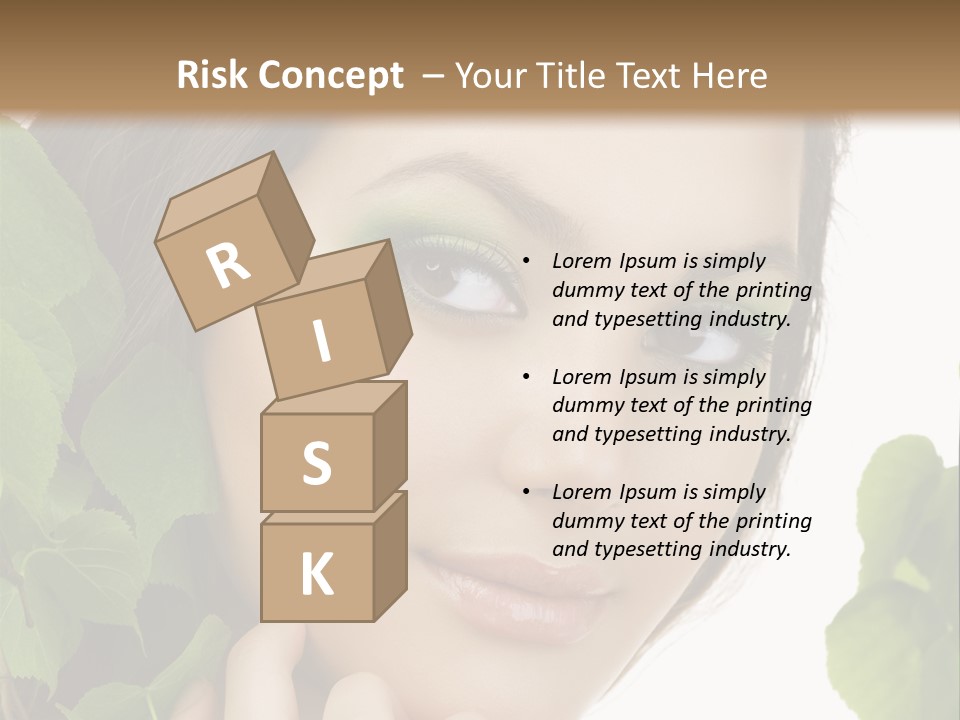 Make Up Fashion Tree PowerPoint Template