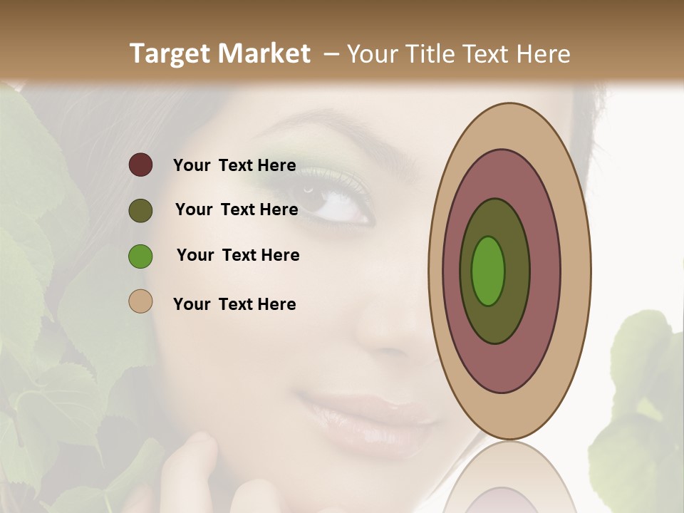 Make Up Fashion Tree PowerPoint Template