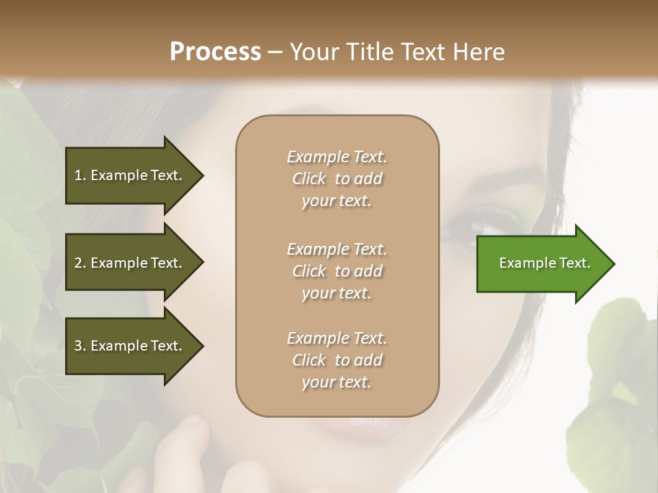 Make Up Fashion Tree PowerPoint Template