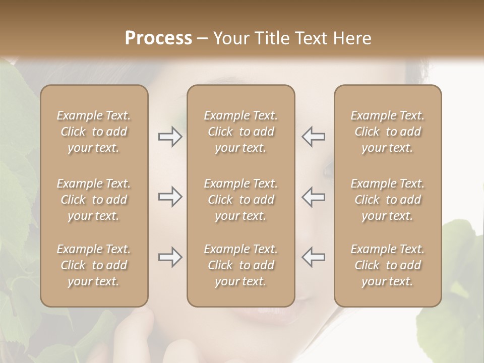 Make Up Fashion Tree PowerPoint Template