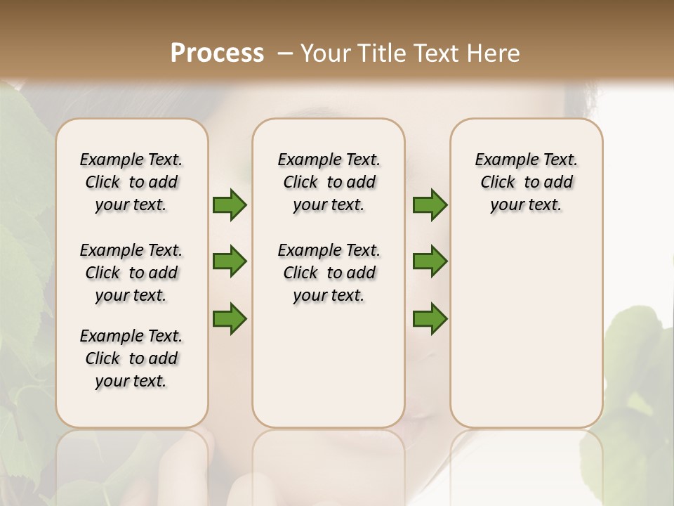 Make Up Fashion Tree PowerPoint Template