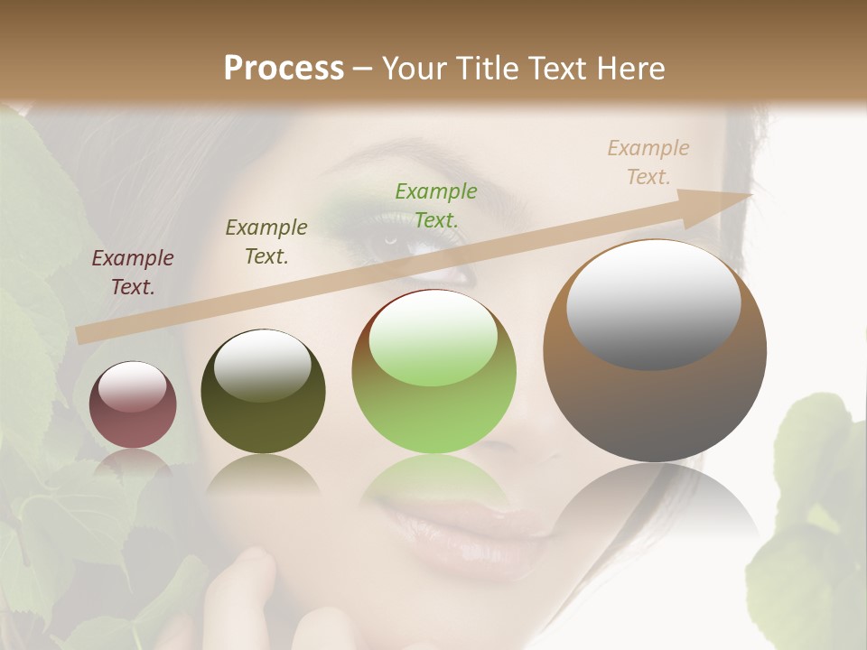 Make Up Fashion Tree PowerPoint Template