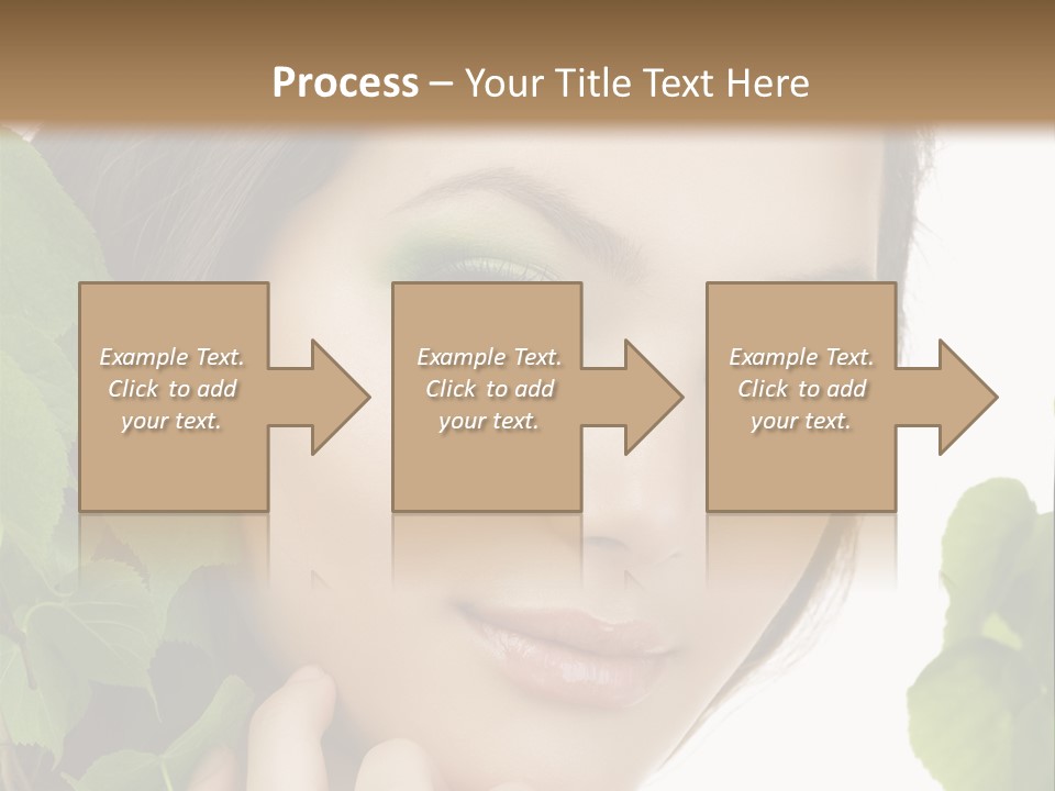 Make Up Fashion Tree PowerPoint Template