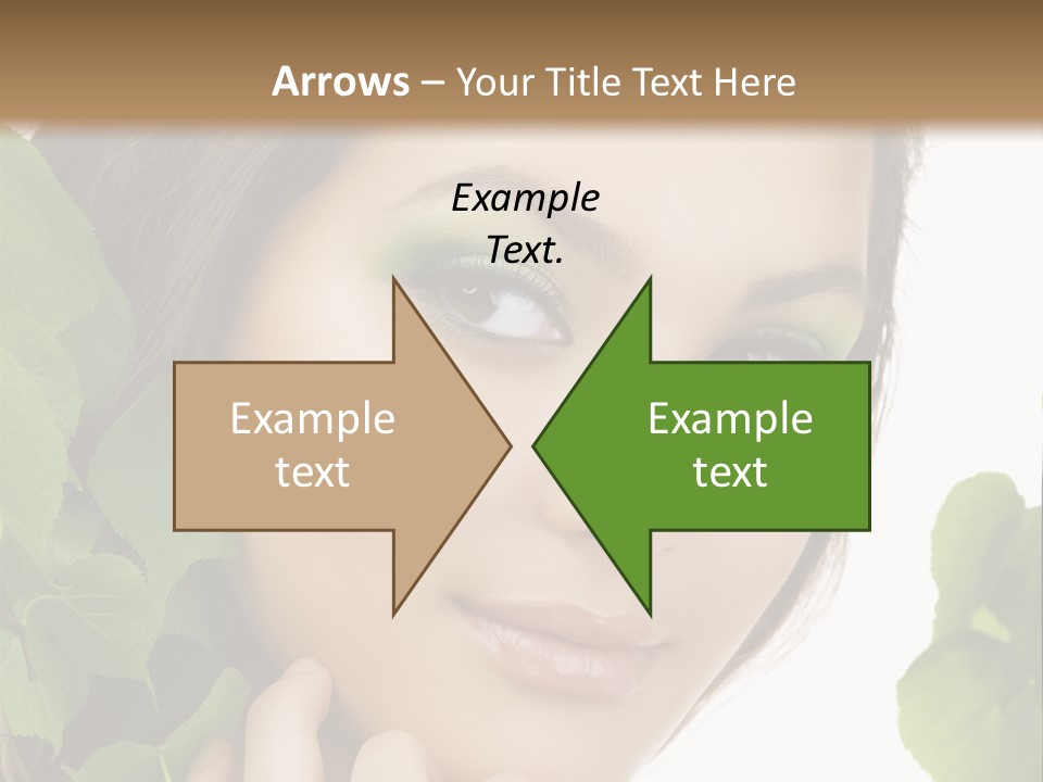 Make Up Fashion Tree PowerPoint Template