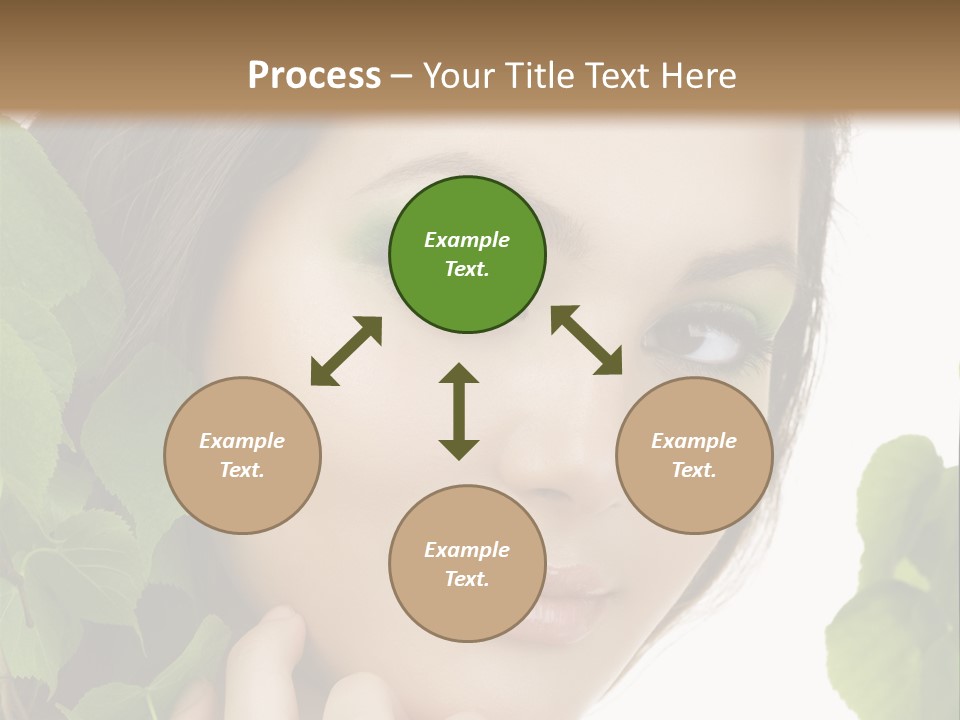 Make Up Fashion Tree PowerPoint Template