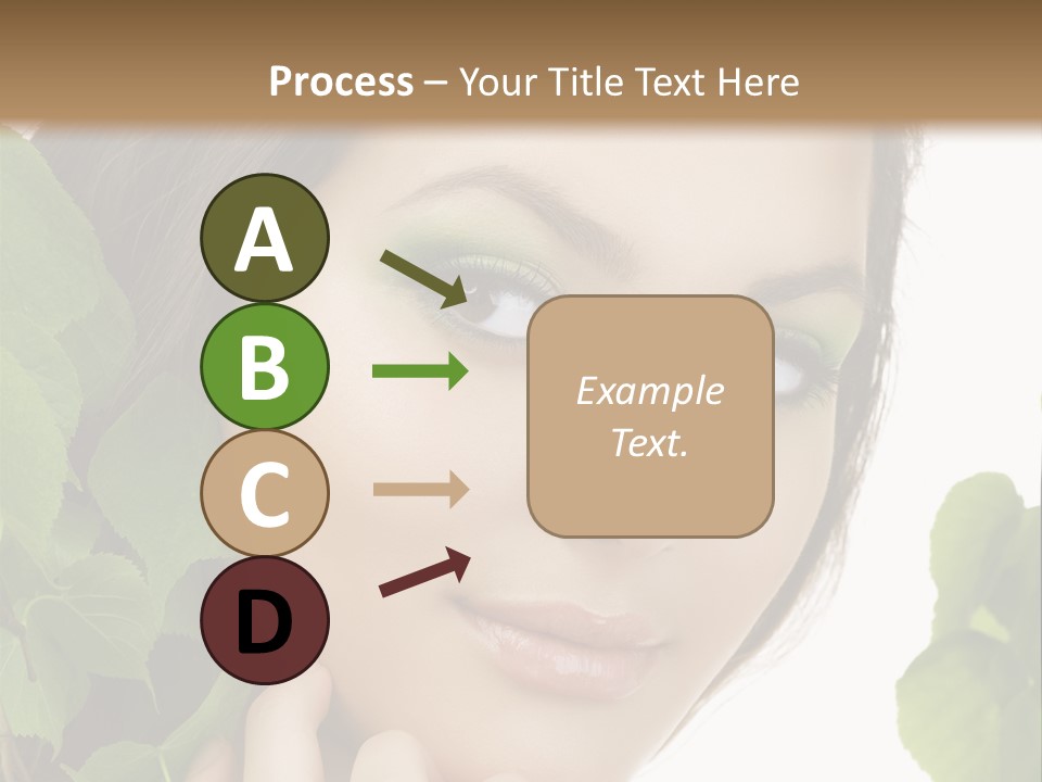 Make Up Fashion Tree PowerPoint Template