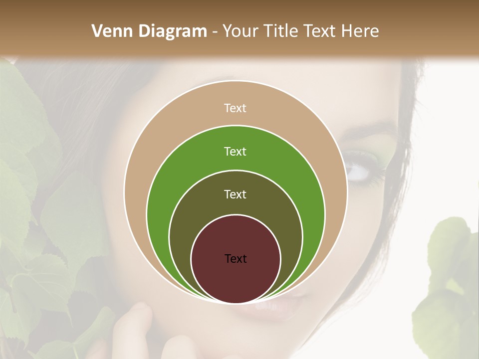 Make Up Fashion Tree PowerPoint Template