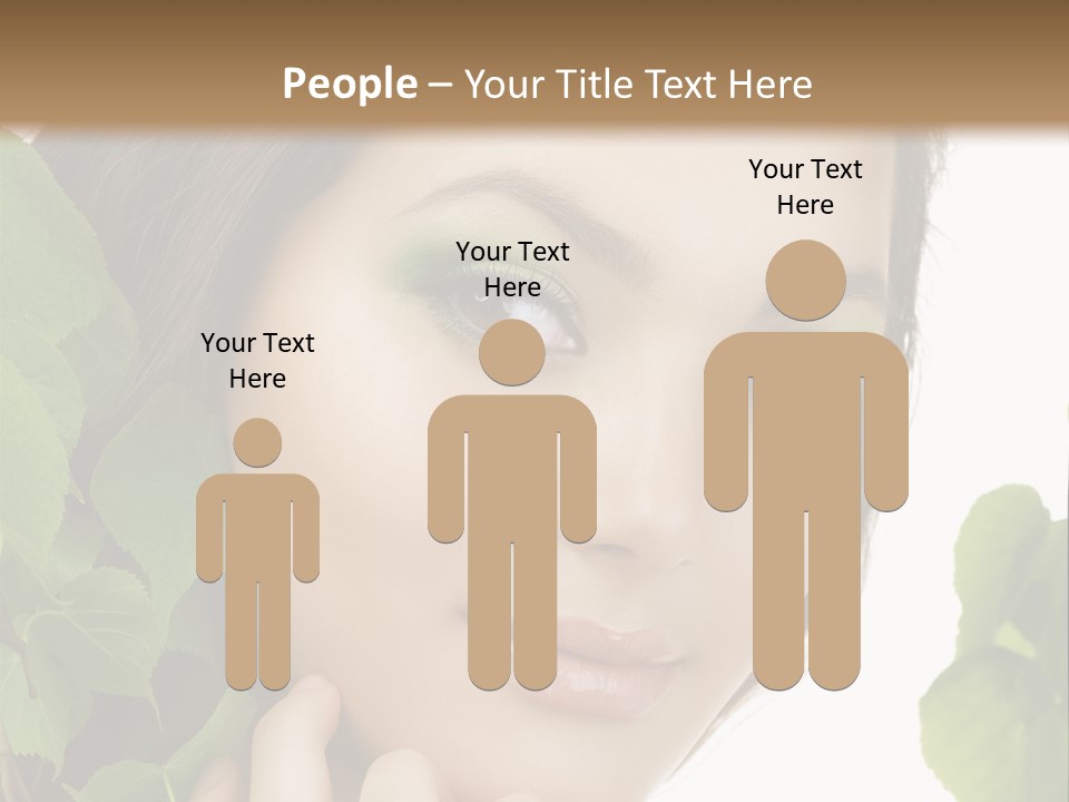 Make Up Fashion Tree PowerPoint Template