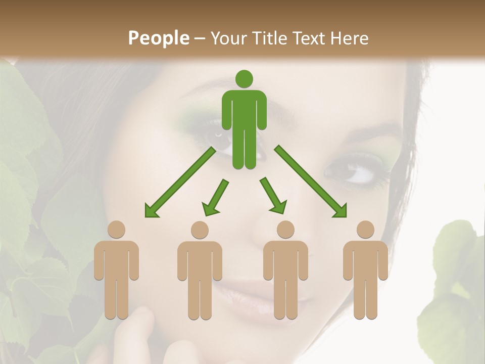 Make Up Fashion Tree PowerPoint Template