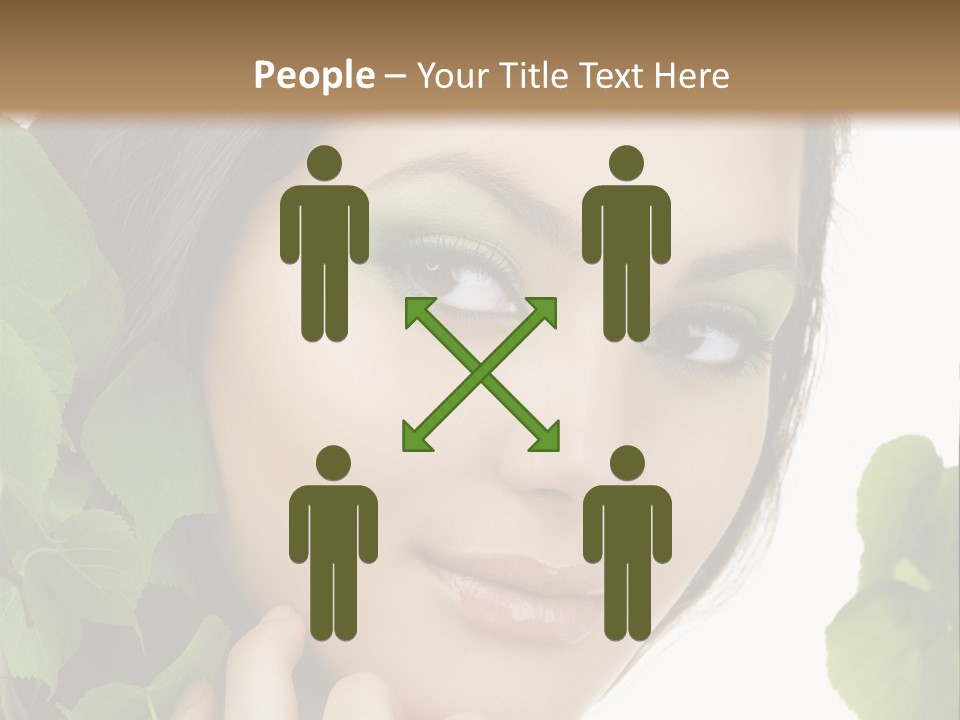 Make Up Fashion Tree PowerPoint Template