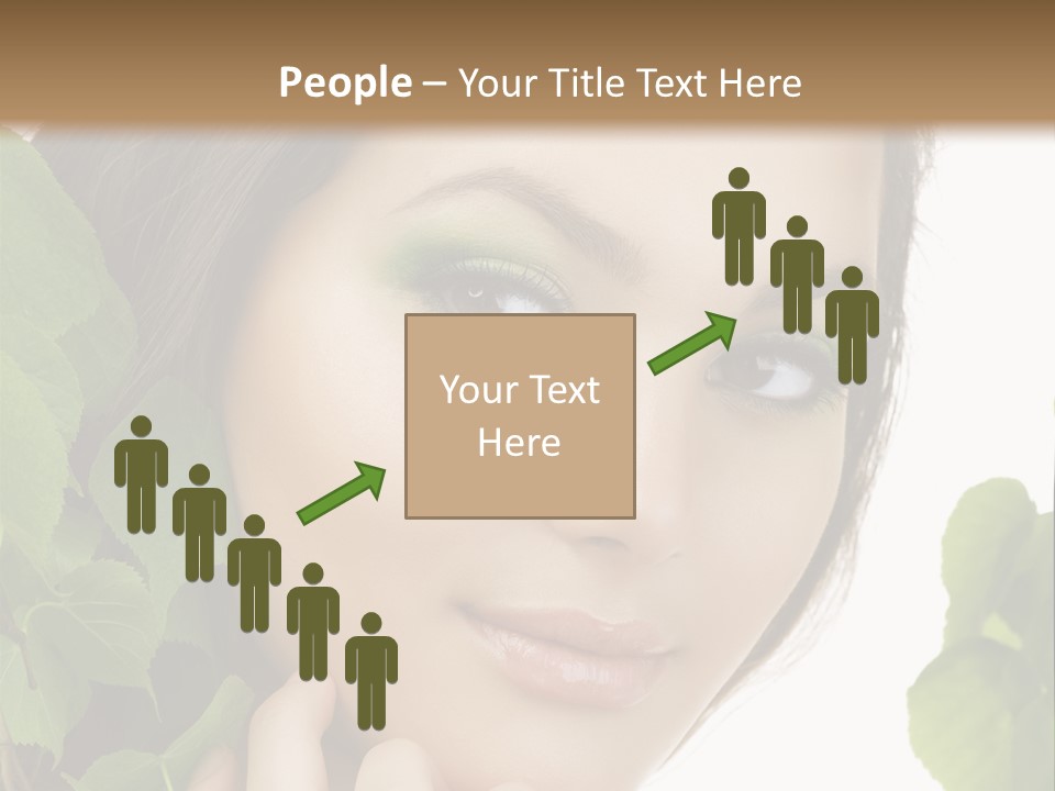 Make Up Fashion Tree PowerPoint Template