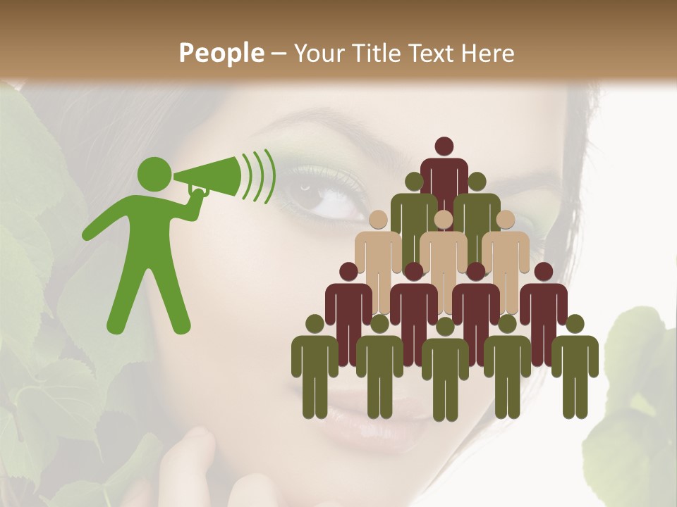 Make Up Fashion Tree PowerPoint Template