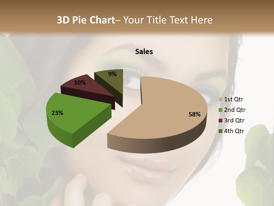 Make Up Fashion Tree PowerPoint Template