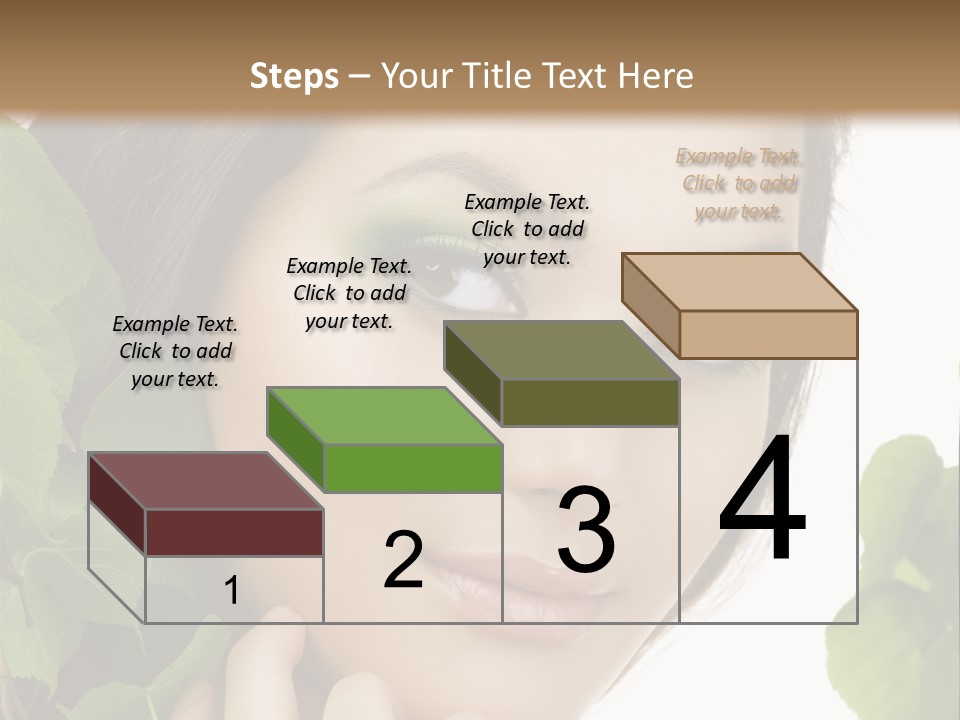 Make Up Fashion Tree PowerPoint Template