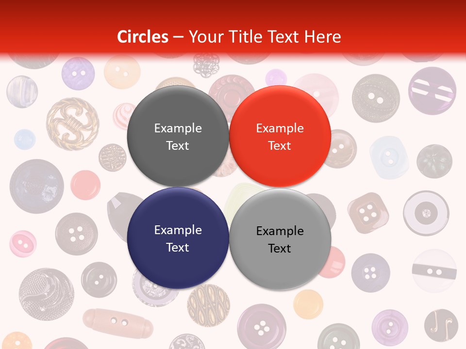 Handicraft Texture Mixed PowerPoint Template