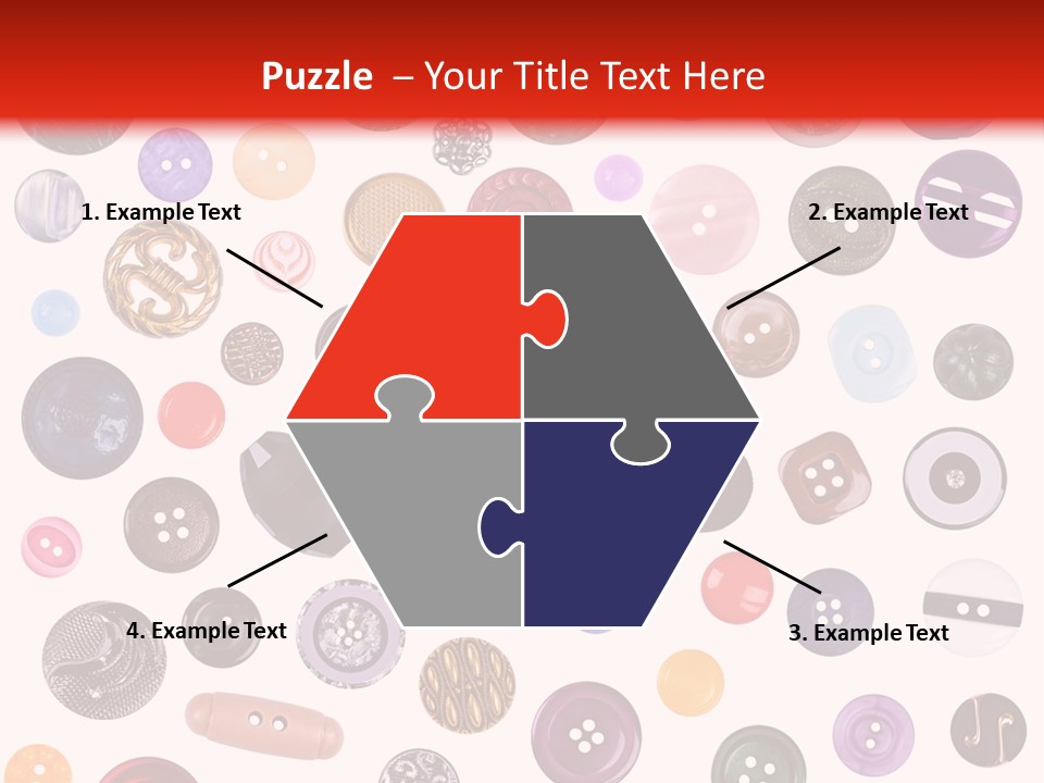 Handicraft Texture Mixed PowerPoint Template