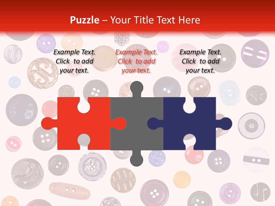 Handicraft Texture Mixed PowerPoint Template