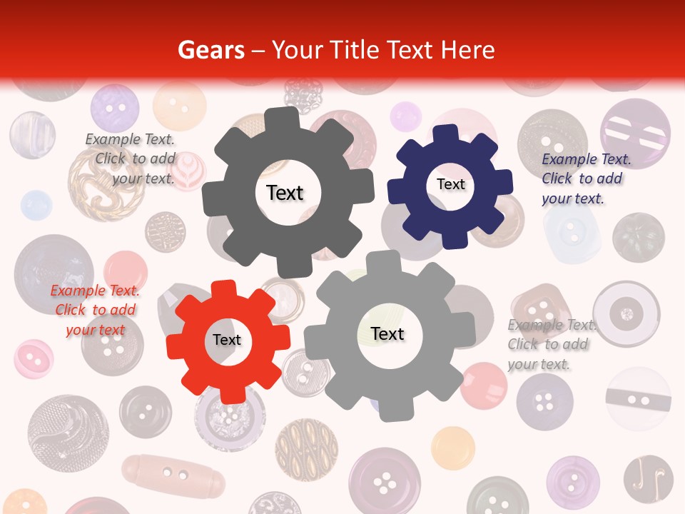 Handicraft Texture Mixed PowerPoint Template