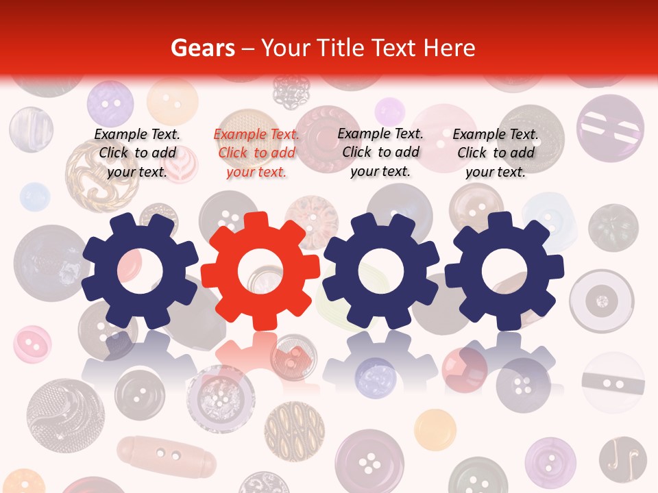 Handicraft Texture Mixed PowerPoint Template