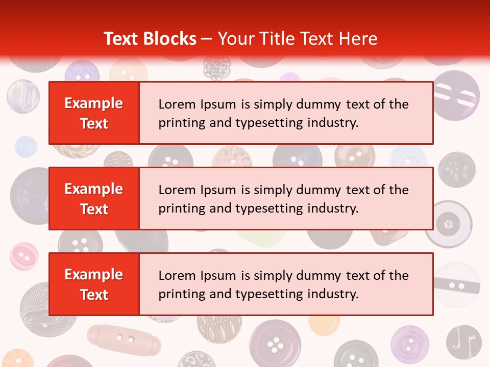 Handicraft Texture Mixed PowerPoint Template
