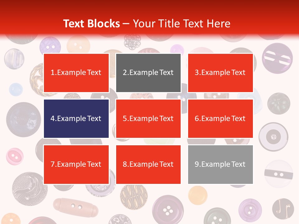 Handicraft Texture Mixed PowerPoint Template