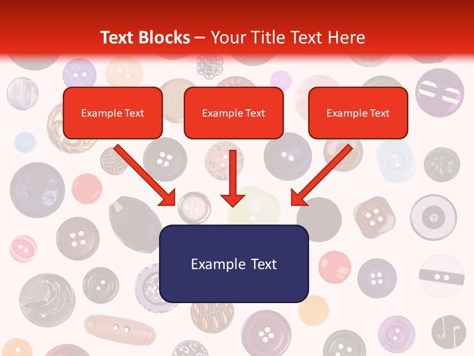 Handicraft Texture Mixed PowerPoint Template