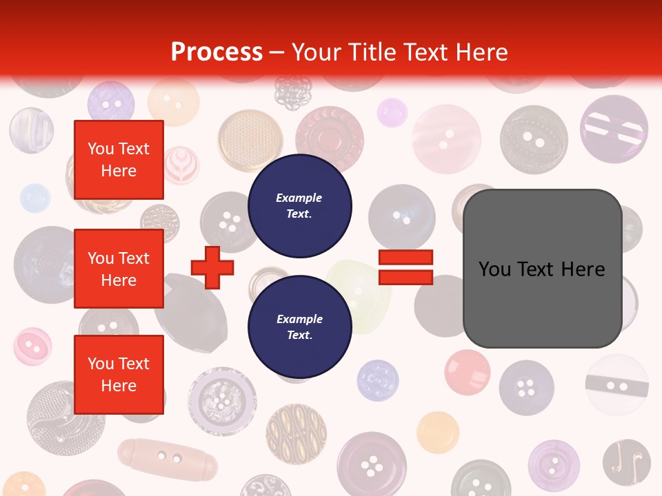 Handicraft Texture Mixed PowerPoint Template