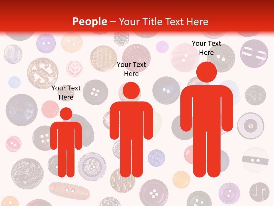 Handicraft Texture Mixed PowerPoint Template