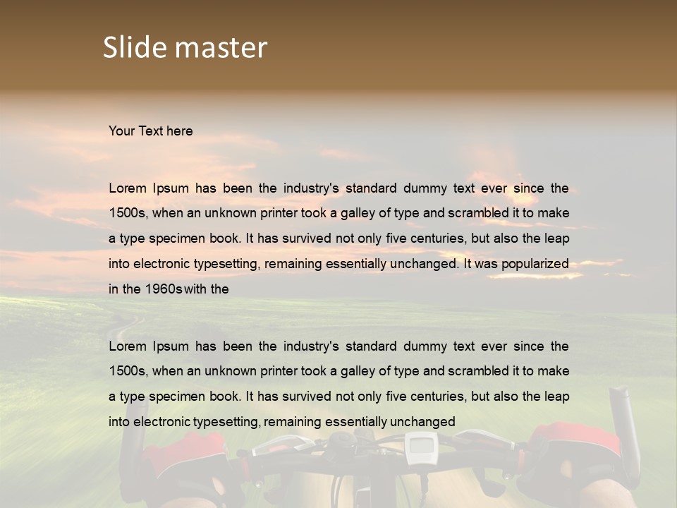 People Gloves Line PowerPoint Template