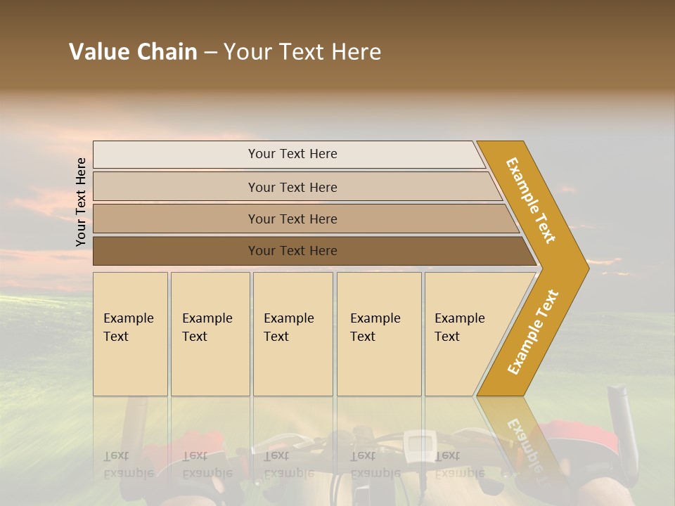 People Gloves Line PowerPoint Template