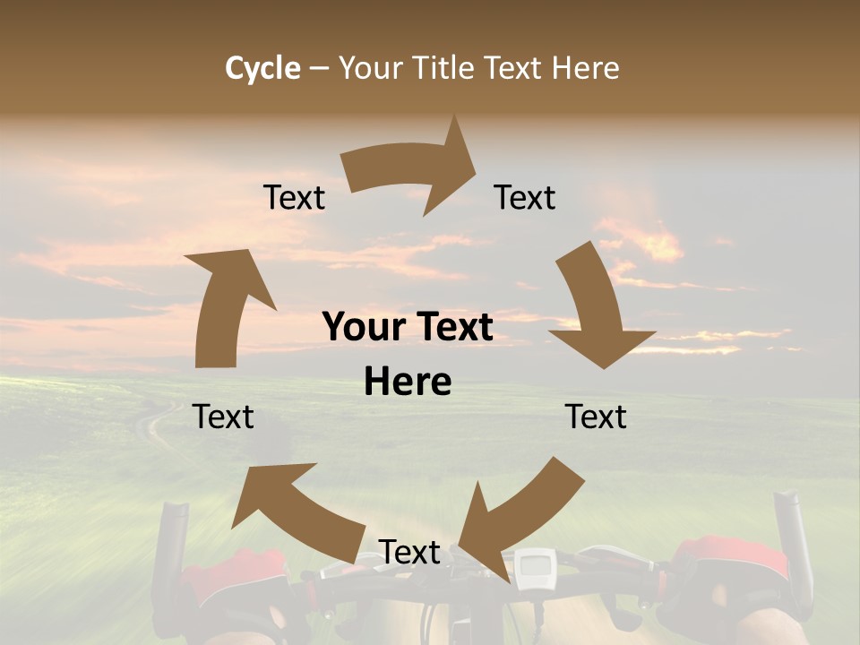 People Gloves Line PowerPoint Template