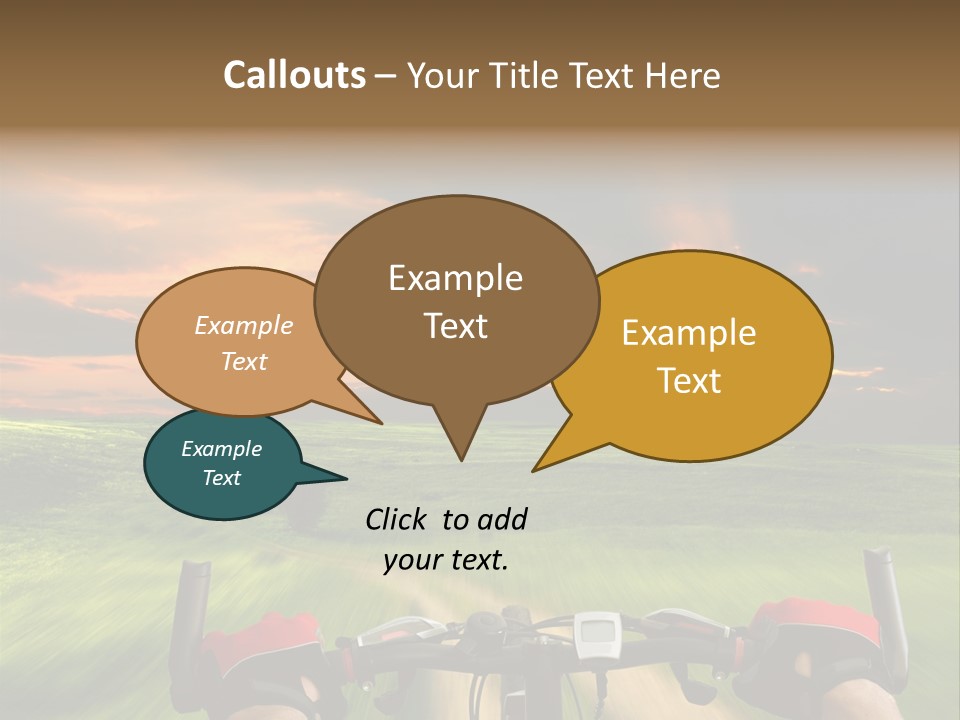 People Gloves Line PowerPoint Template