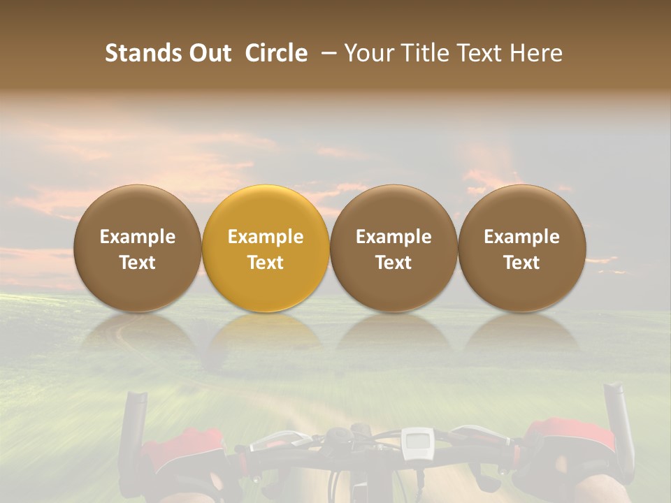 People Gloves Line PowerPoint Template