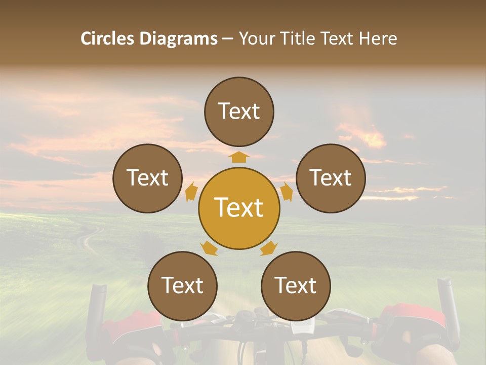 People Gloves Line PowerPoint Template